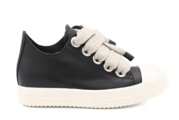 Rick Owens Mainline Jumbo Lace Low Black