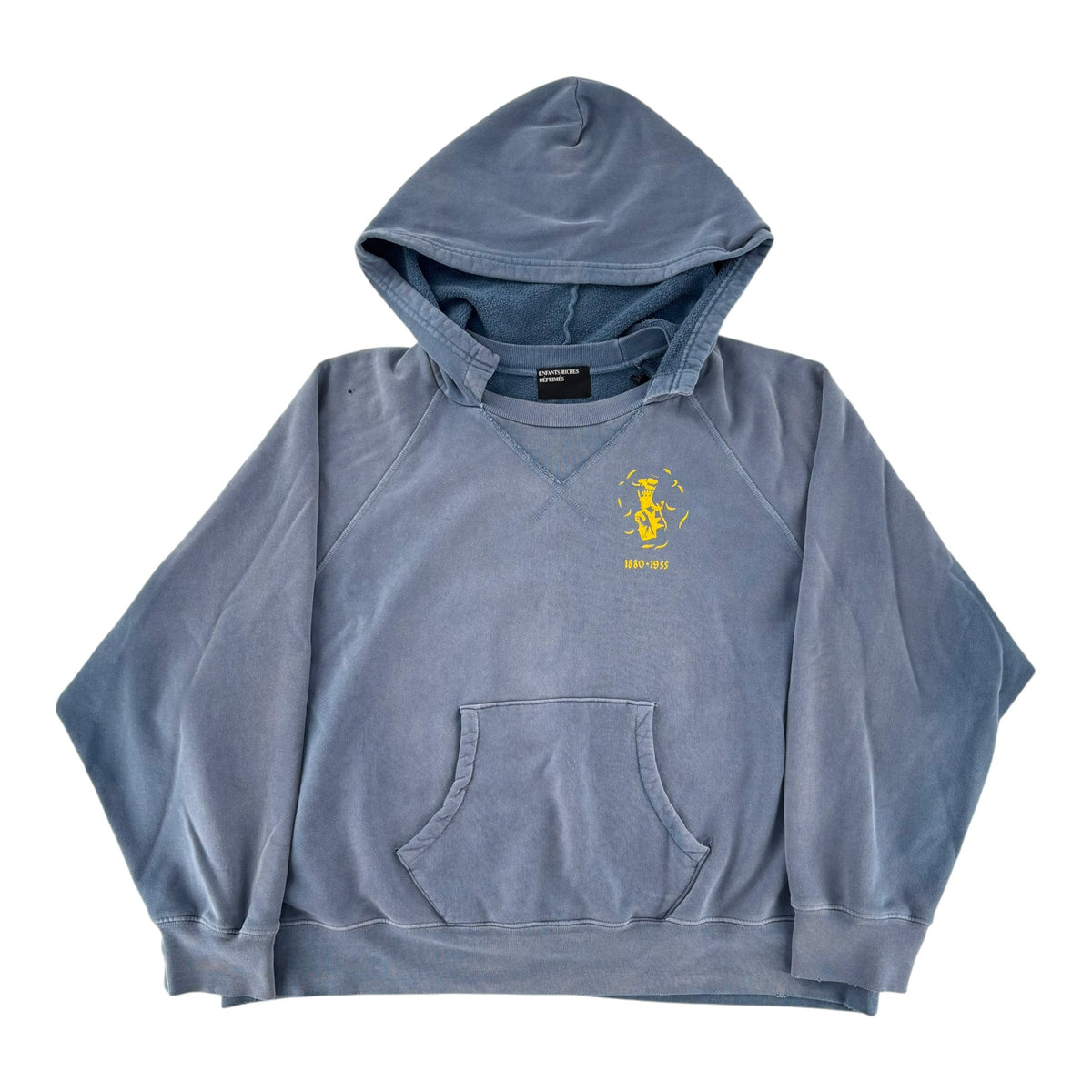 ERD Le Rosey Raglan Afterhood Hoodie Light Blue