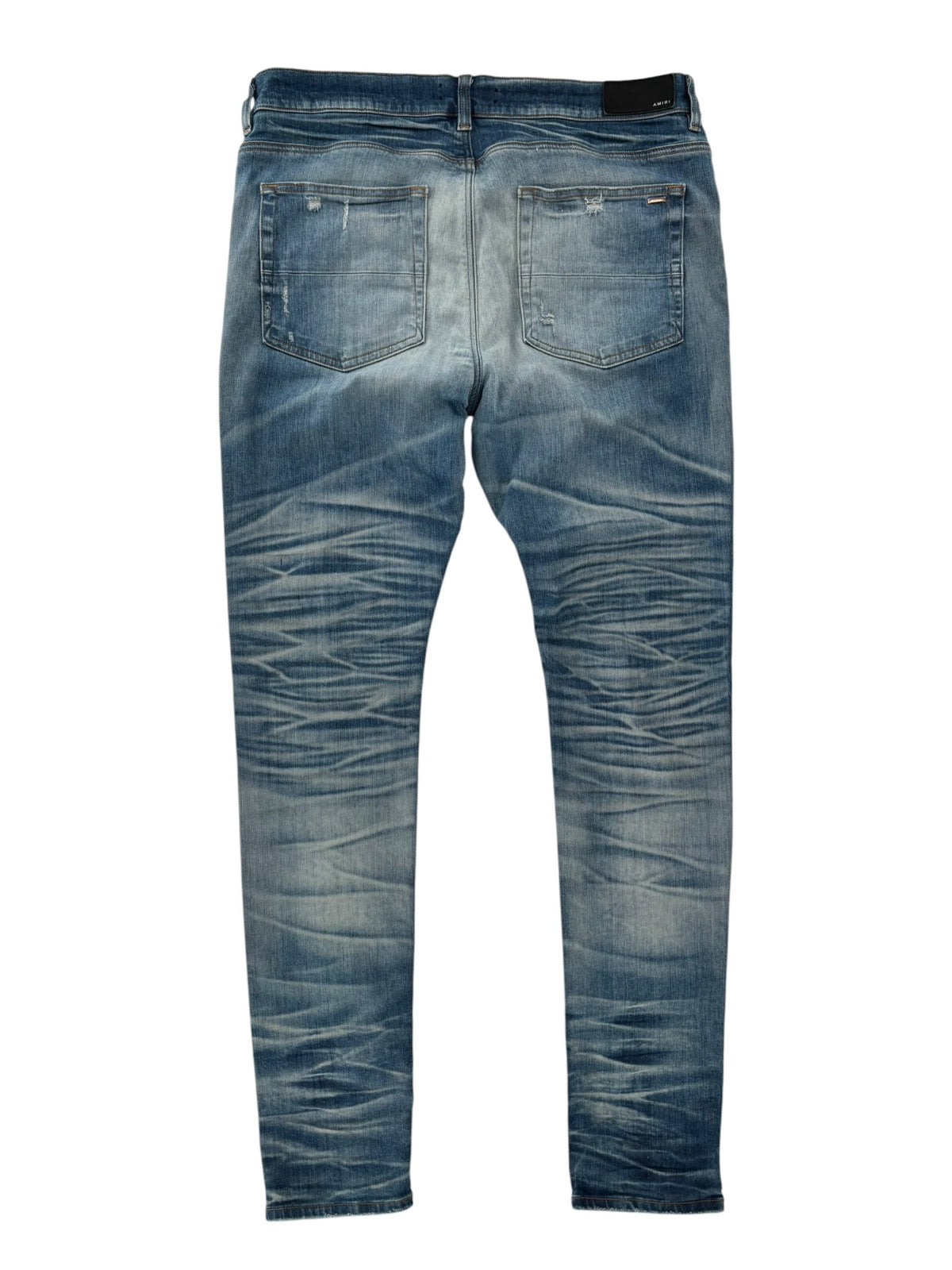 Amiri Stack Jeans Honeycomb Indigo