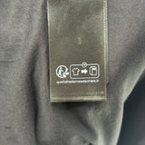 Balenciaga AI Logo Inside Out Oversized Shirt Black Faded