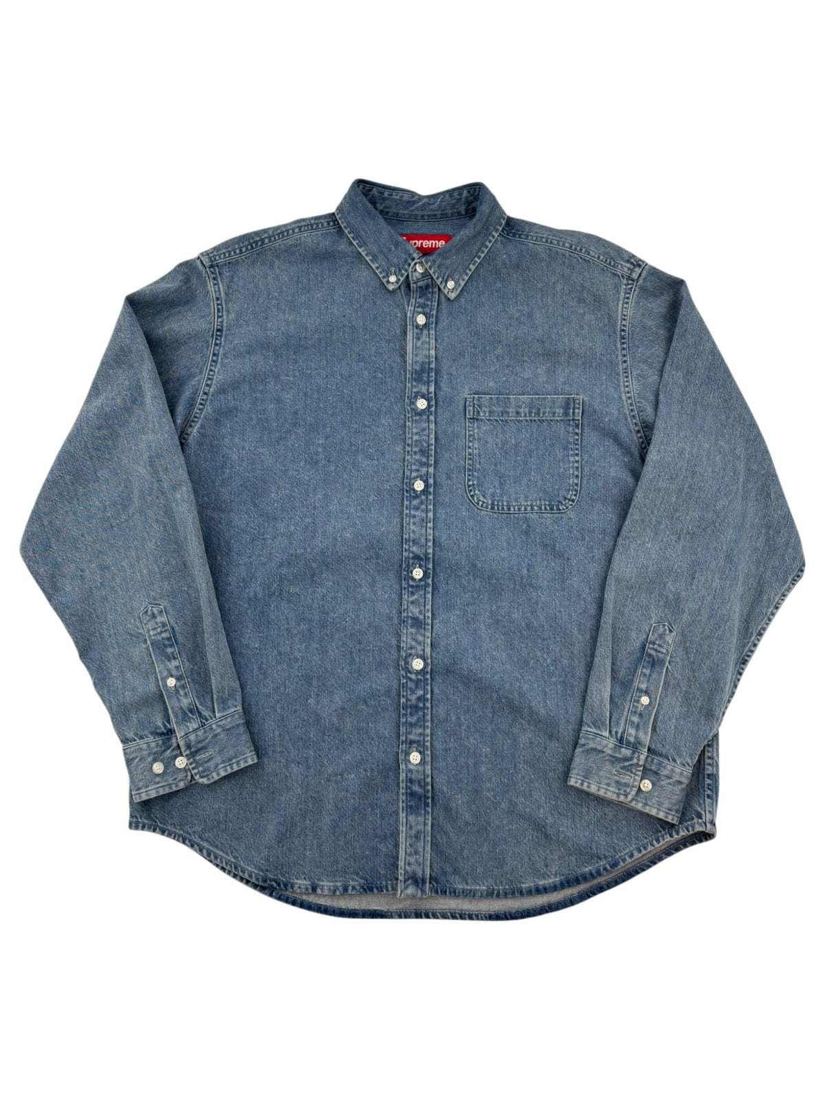 Supreme Applique Denim Shirt Indigo