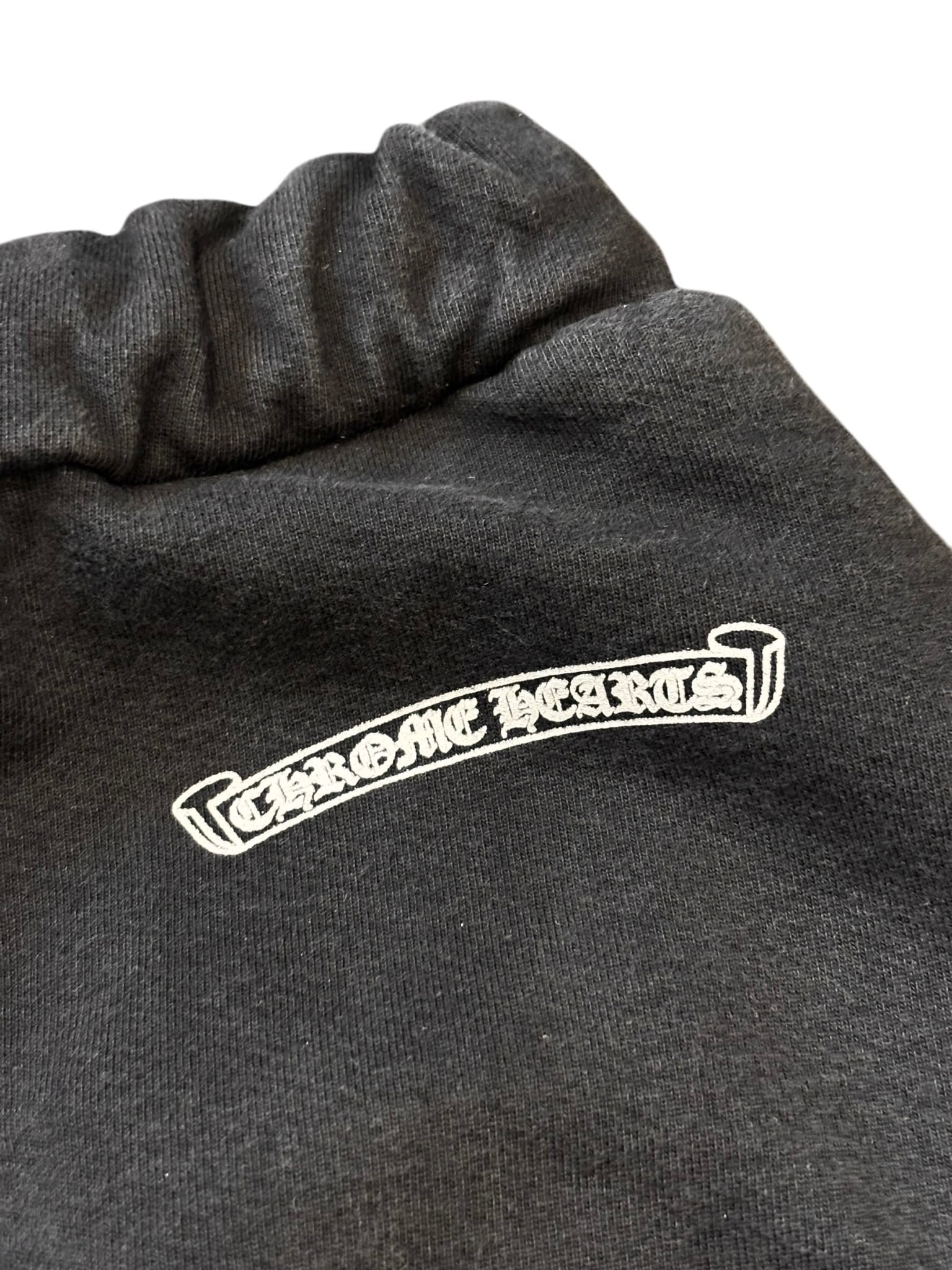 Chrome Hearts Scroll Logo Sweatpants Black
