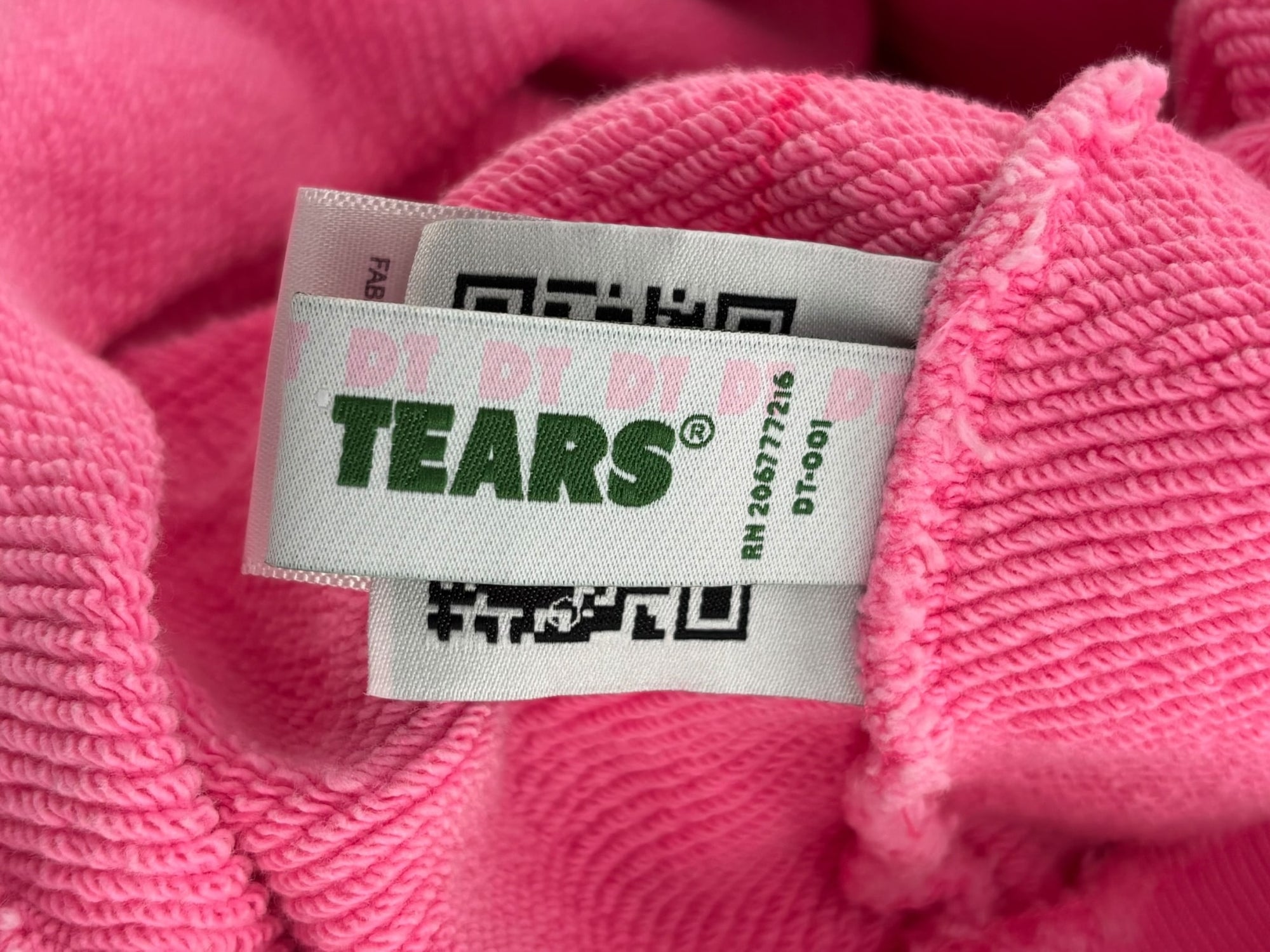 Denim Tears Logo Hoodie Pink