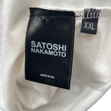 Satoshi Nakamoto Tech Beach Tee White