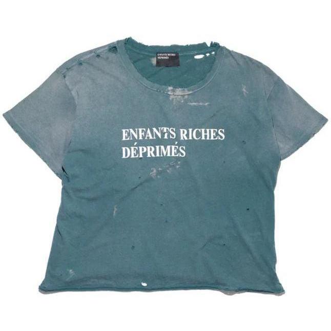 ERD Classic Logo T Shirt "Green" - Lightly Worn