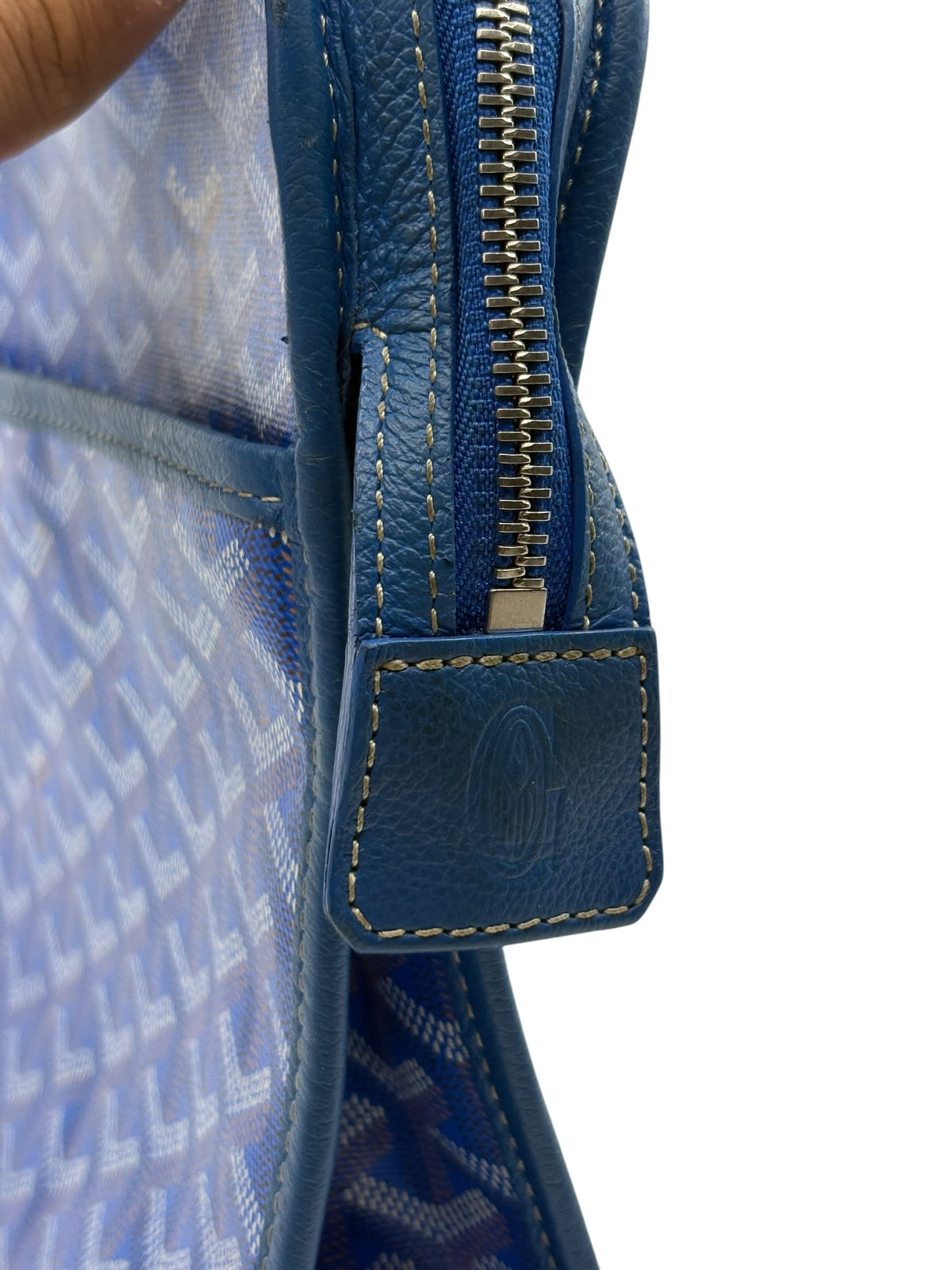 Goyard Jouvence Toiletry Bag GM Blue