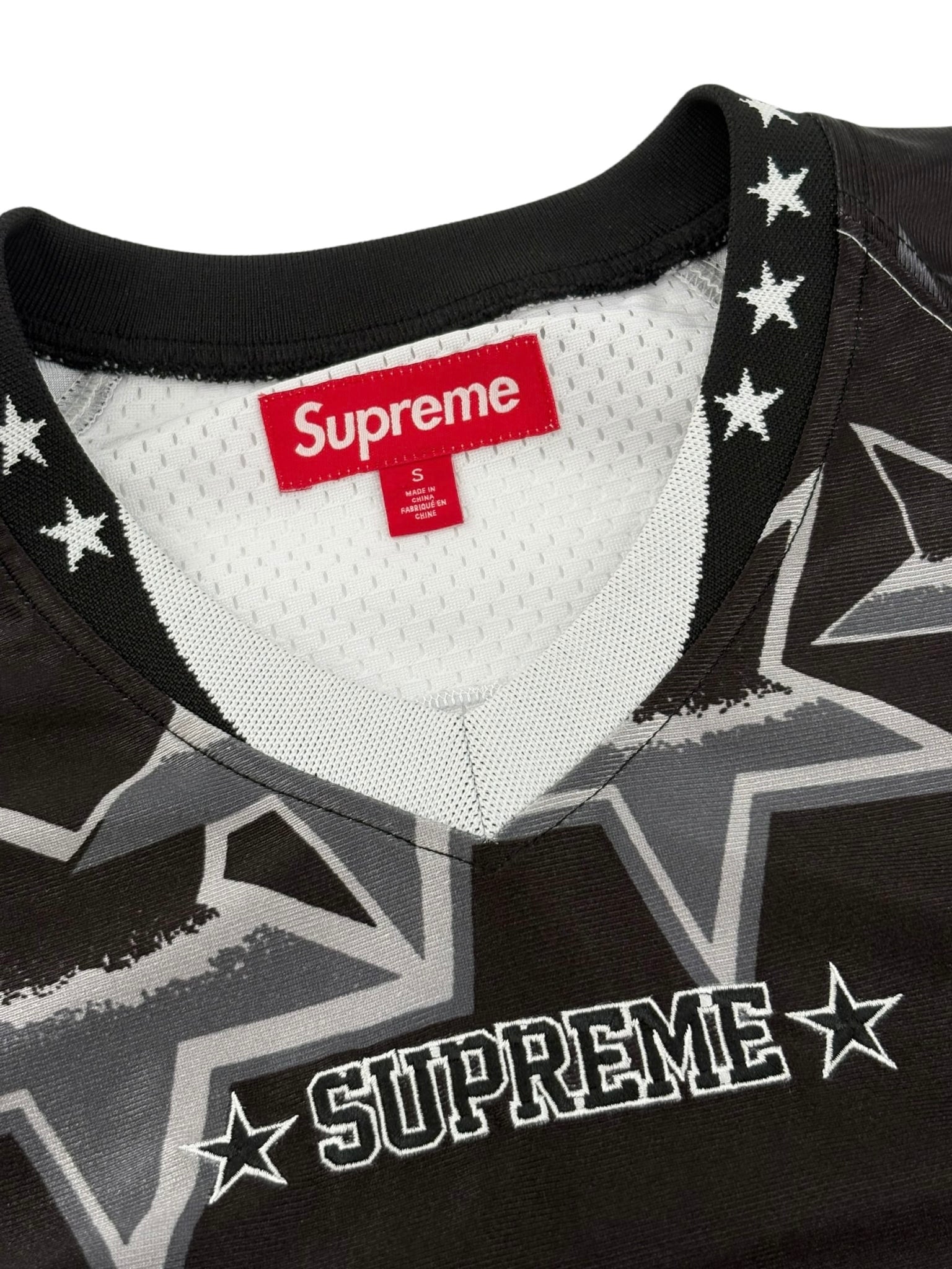 Supreme Stars Football Jersey Black