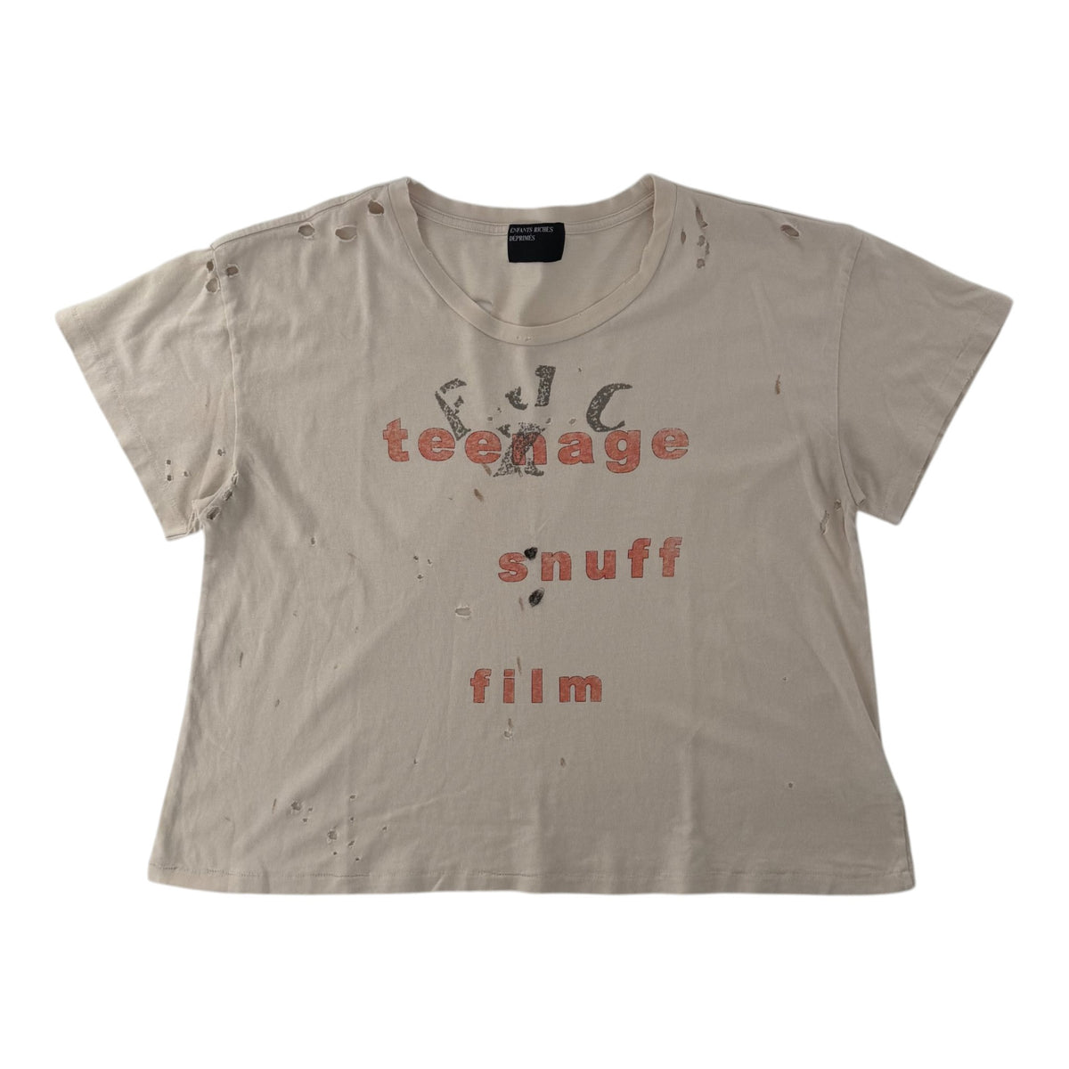 ERD Teenage Snuff T-Shirt Army White