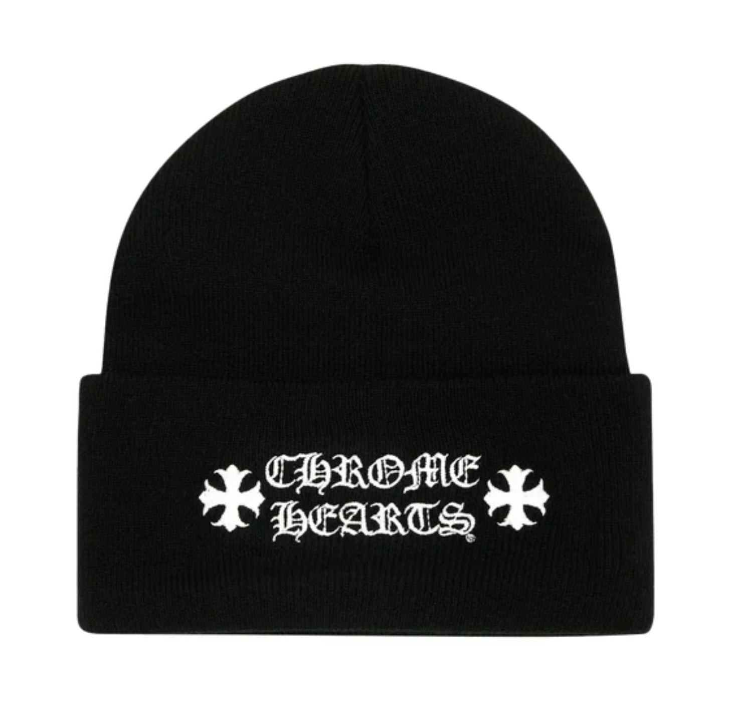 Chrome Hearts Embroidered Logo Beanie Black