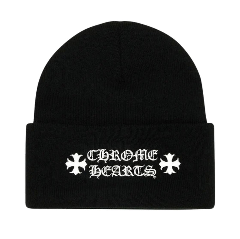 Chrome Hearts Embroidered Logo Beanie Black