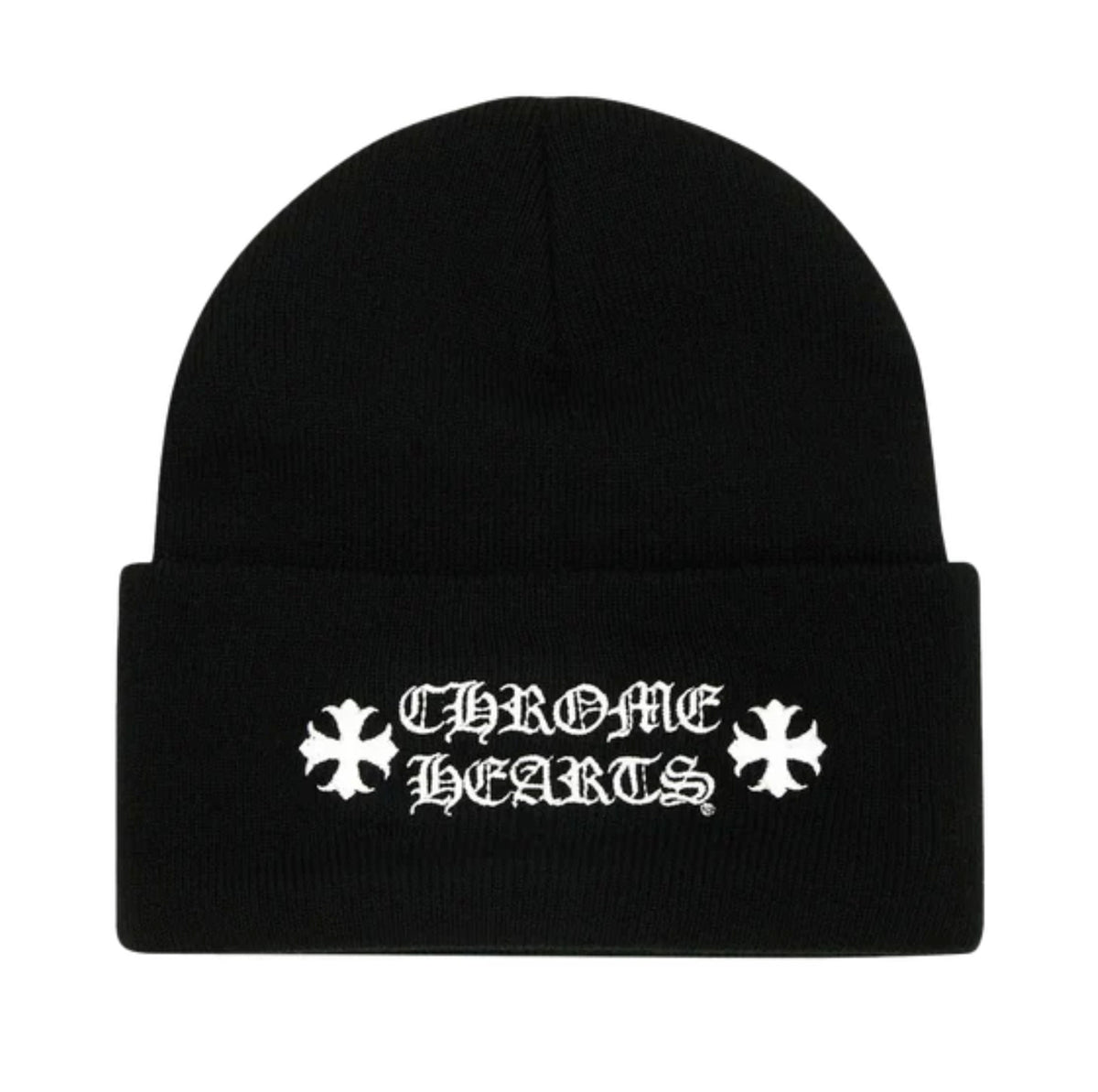 Chrome Hearts Embroidered Logo Beanie Black