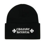 Chrome Hearts Embroidered Logo Beanie Black