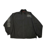Supreme Spellout Embroidered Track Jacket Black