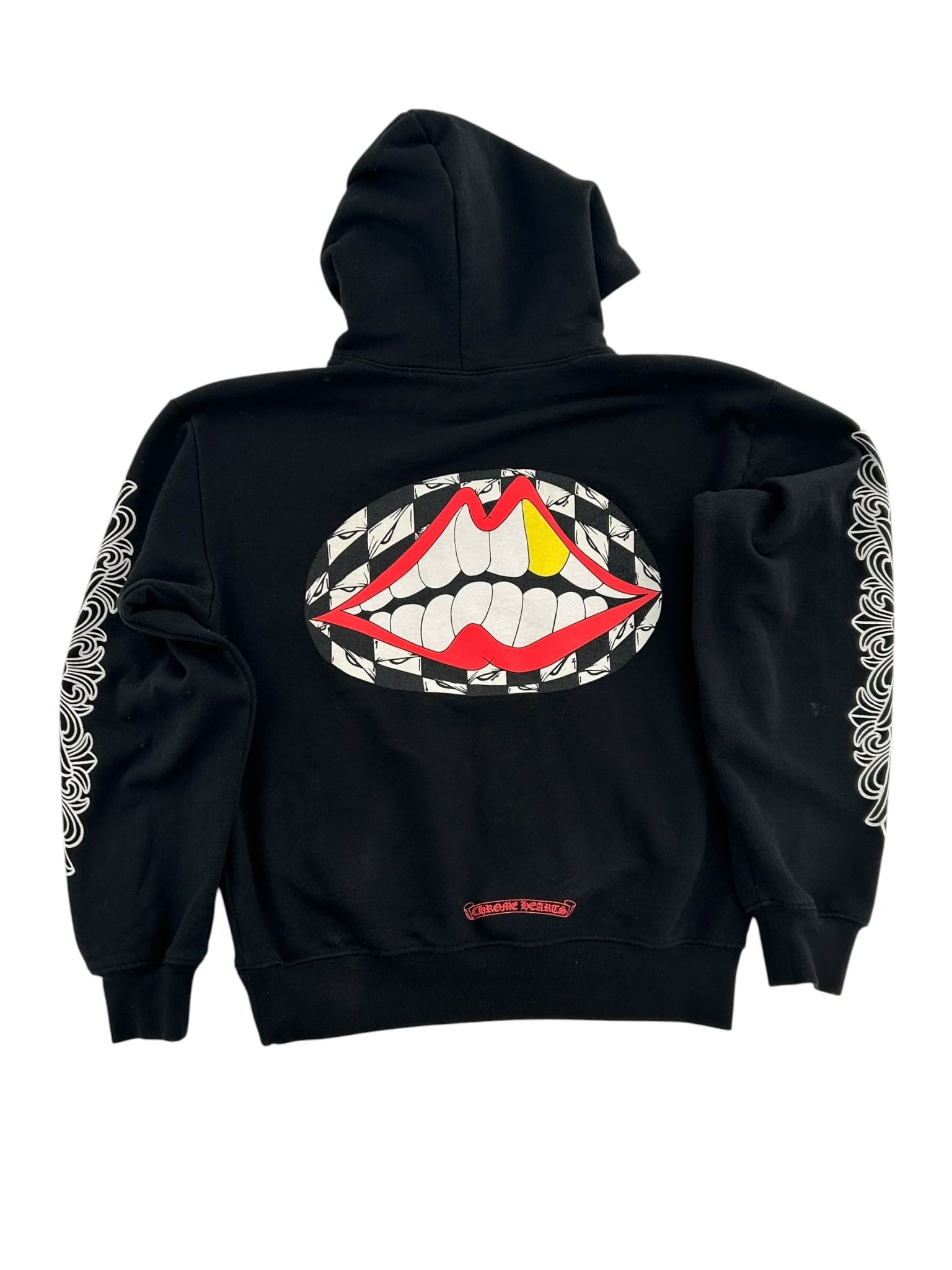 Chrome Hearts Matty Boy Flower Chomper Hoodie Black