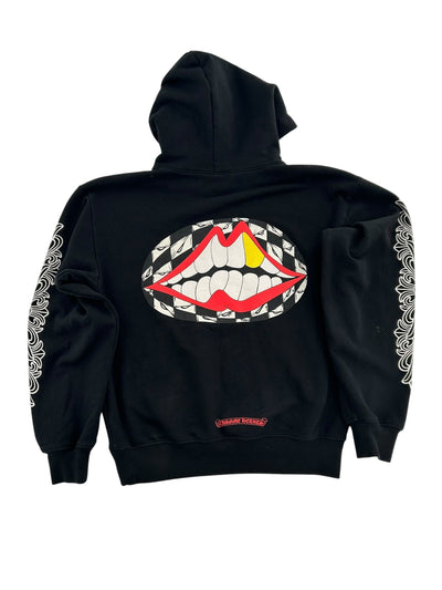 Chrome Hearts Matty Boy Flower Chomper Hoodie Black