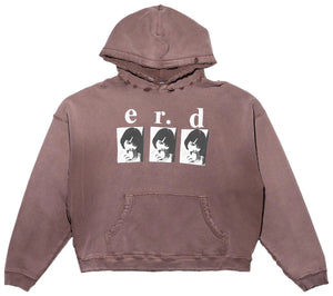 ERD Louise Eats Sandwich Hoodie Chicory Coffee