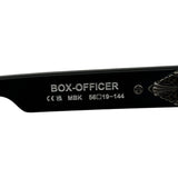 Chrome Hearts Box Officer Glasses Matte Black