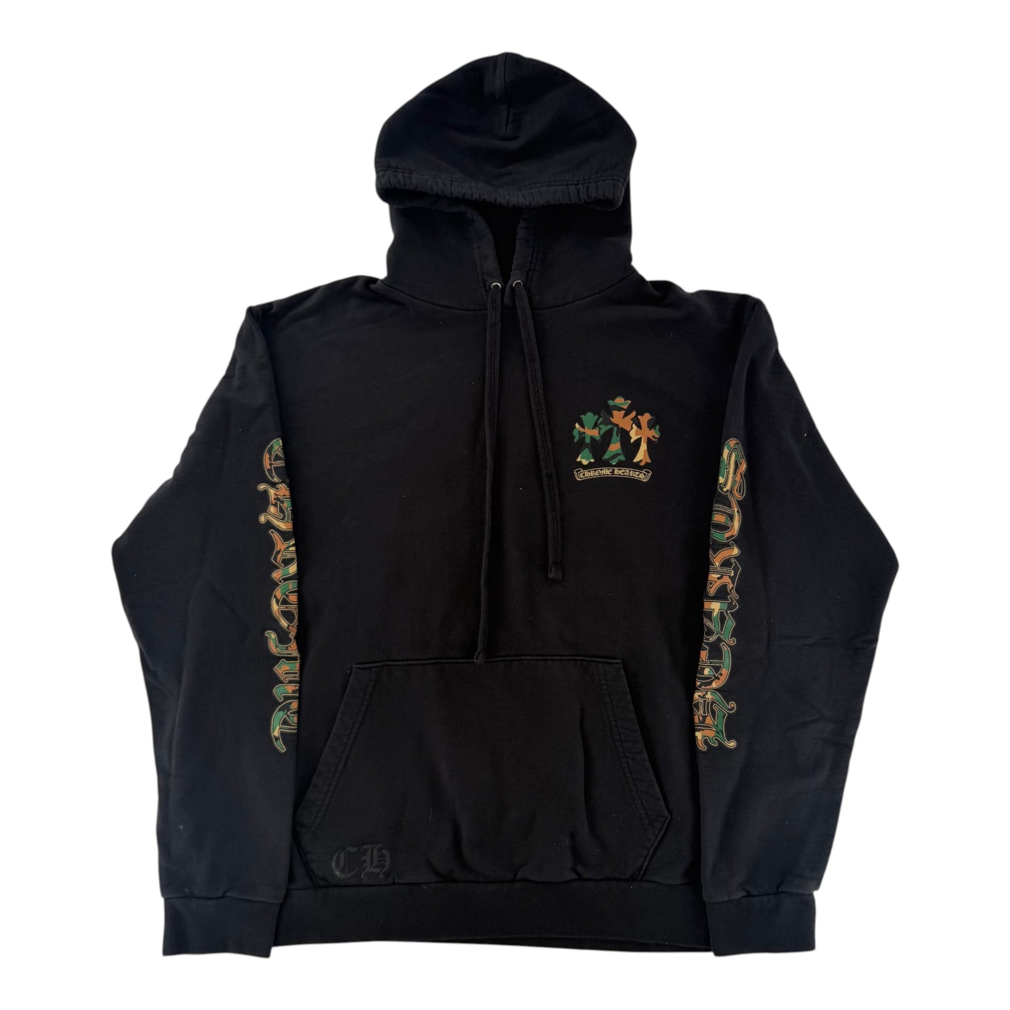 Chrome Hearts Triple Cross Hoodie Black Camo