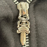 Chrome Hearts Zip Up Black Glitter