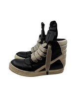 Rick Owens Geobasket Padded Leather Jumbo Lace High Black/Milk