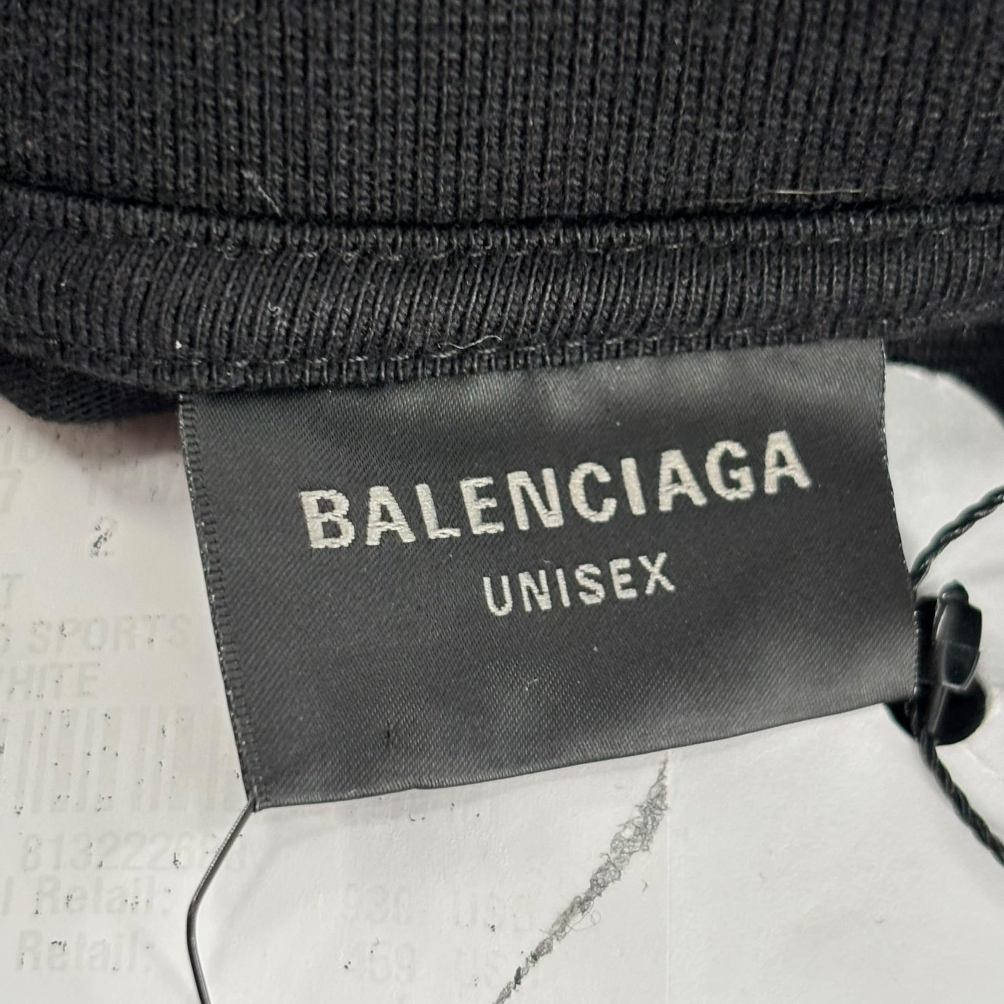Balenciaga Layered Logo Longsleeve Black