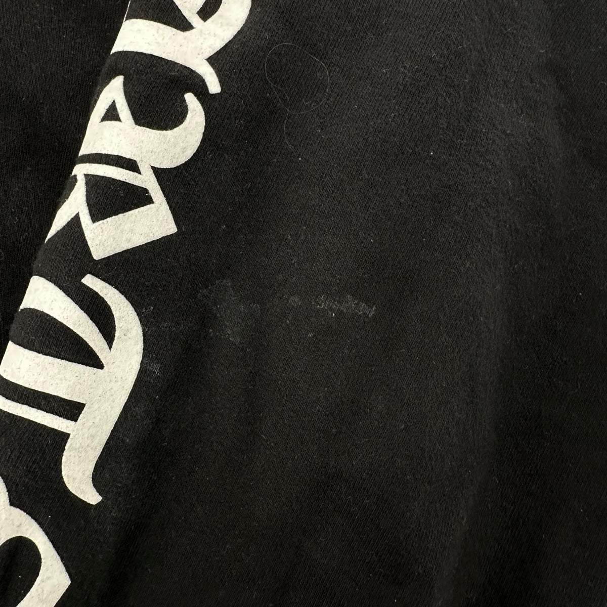 Chrome Hearts Vertical Logo Pullover Hoodie Black