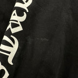 Chrome Hearts Vertical Logo Pullover Hoodie Black