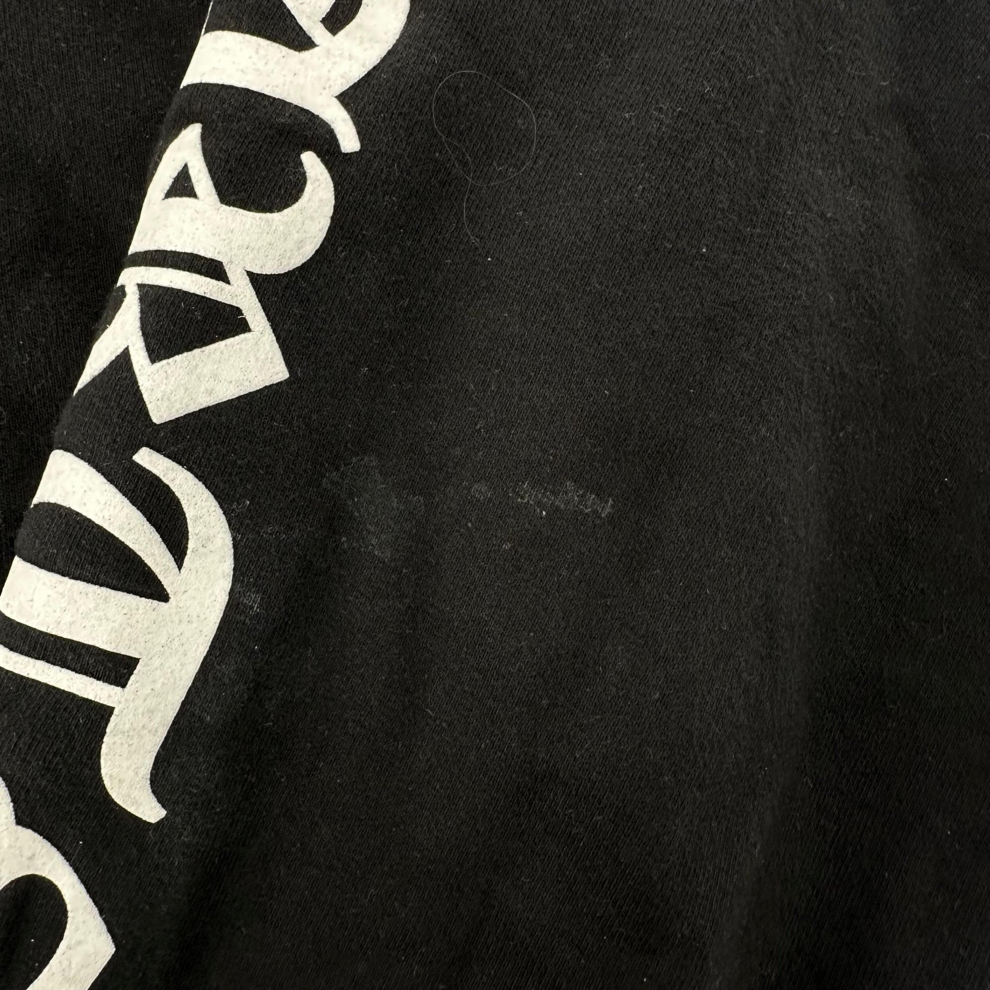 Chrome Hearts Vertical Logo Pullover Hoodie Black