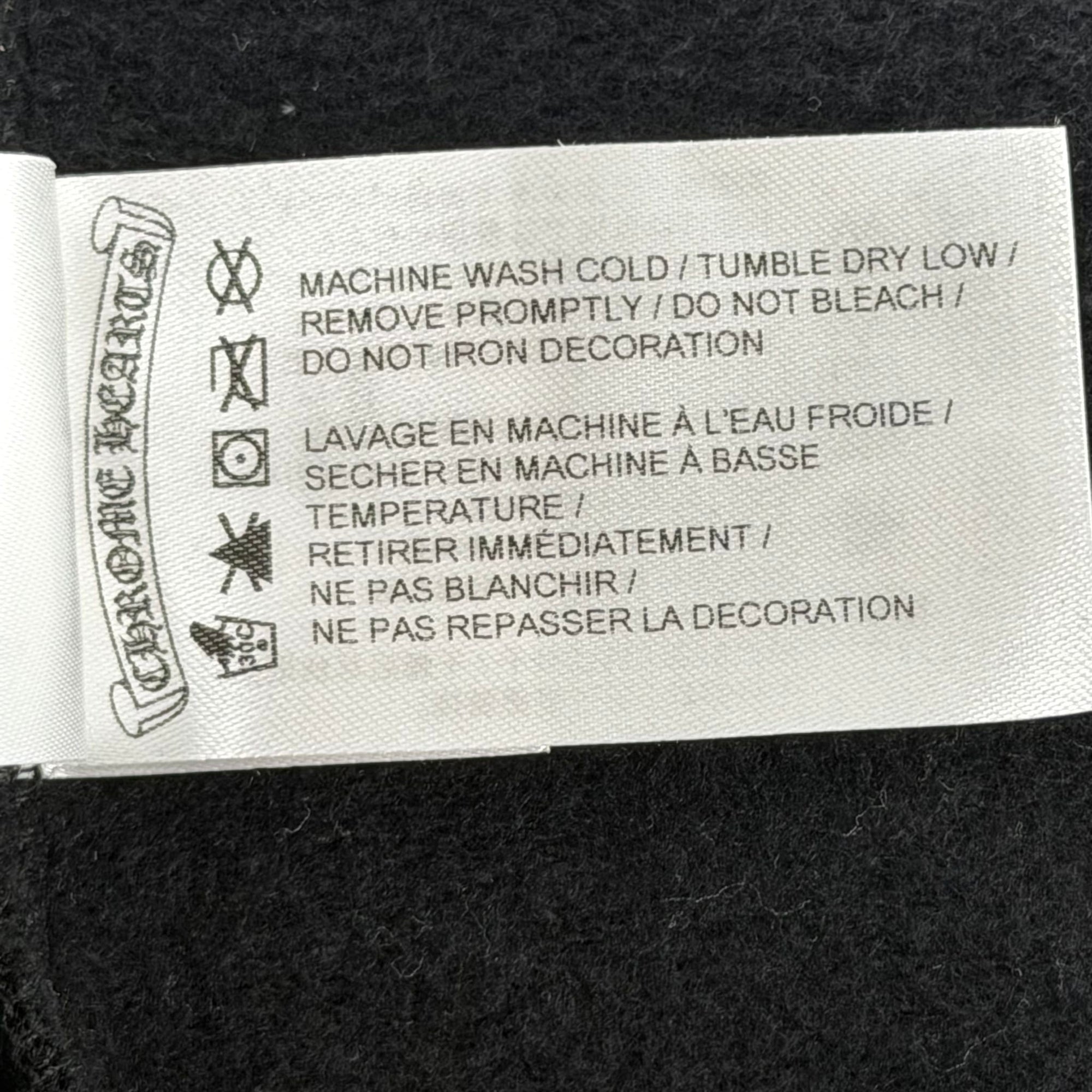 Chrome Hearts Zip Up Black Glitter