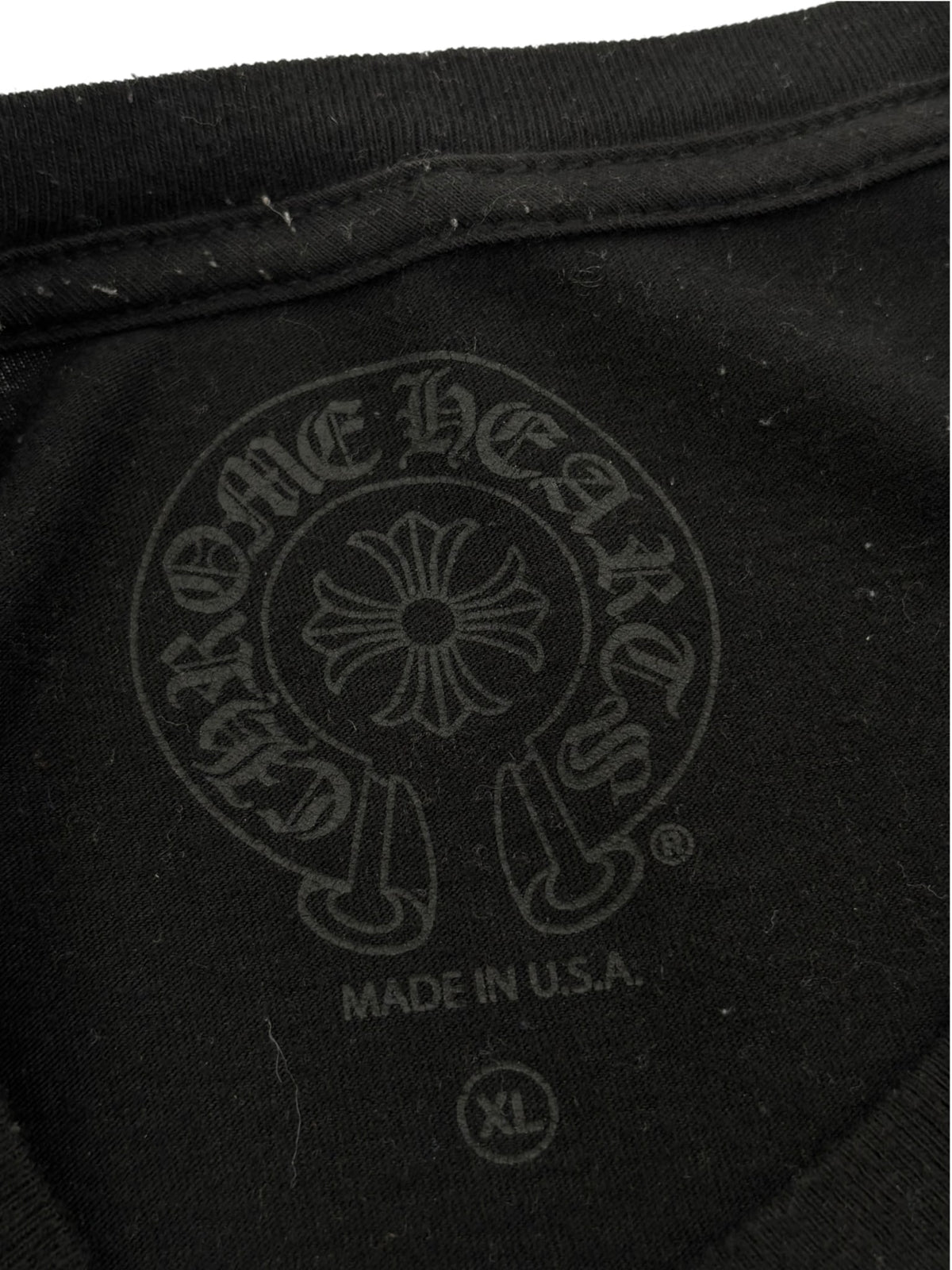 Chrome Hearts Miami Horseshoe Logo Pocket Tee Black