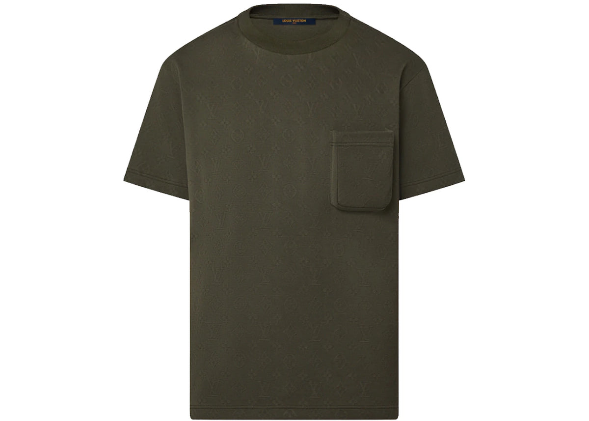 Louis Vuitton LVSE Signature 3D Pocket Monogram T-shirt Dark Khaki