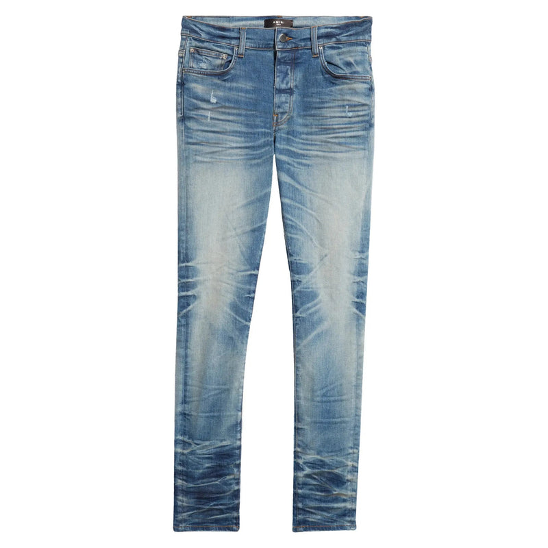 Amiri Stack Jeans Honeycomb Indigo