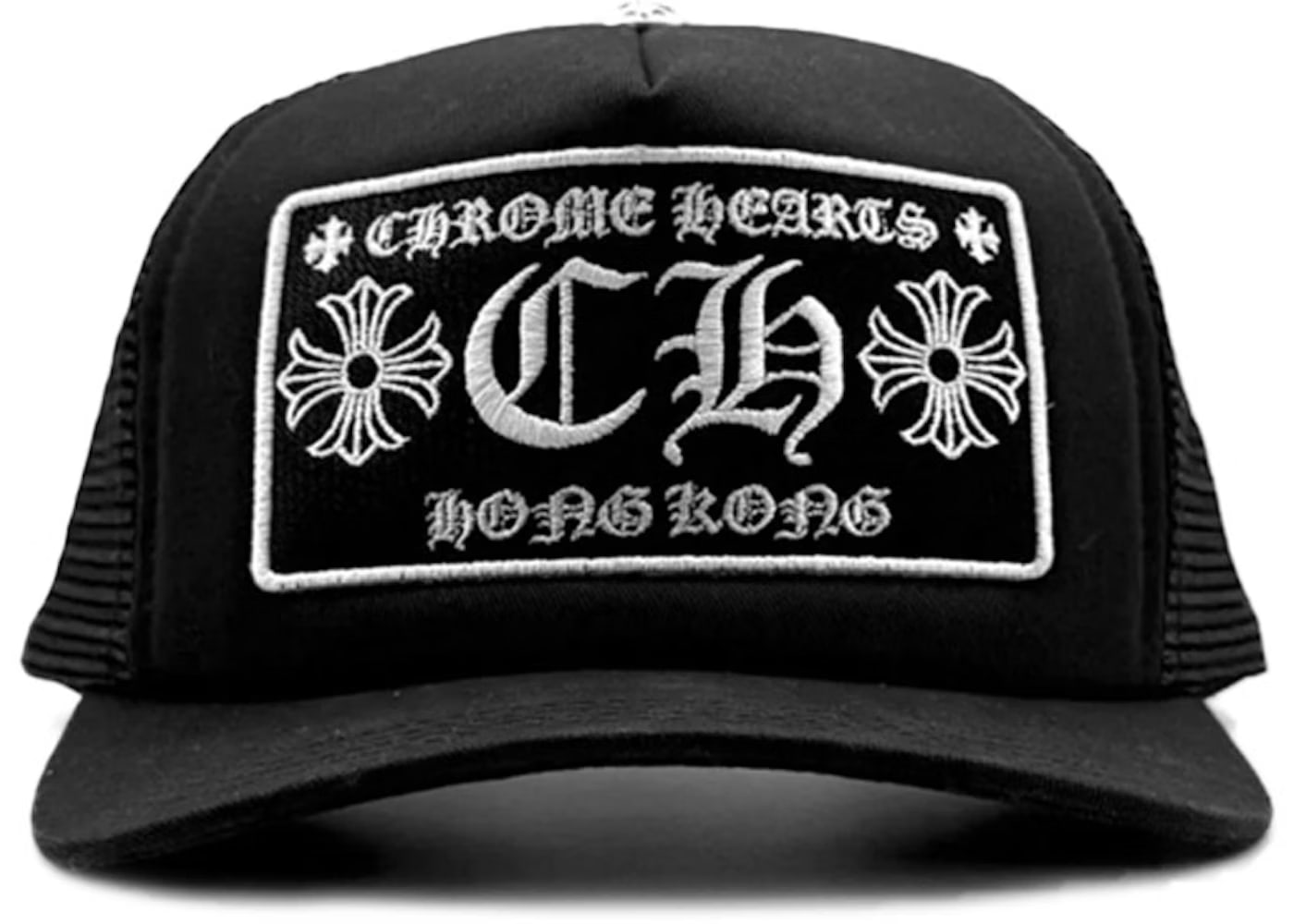 Chrome Hearts Hong Kong Trucker Hat Black