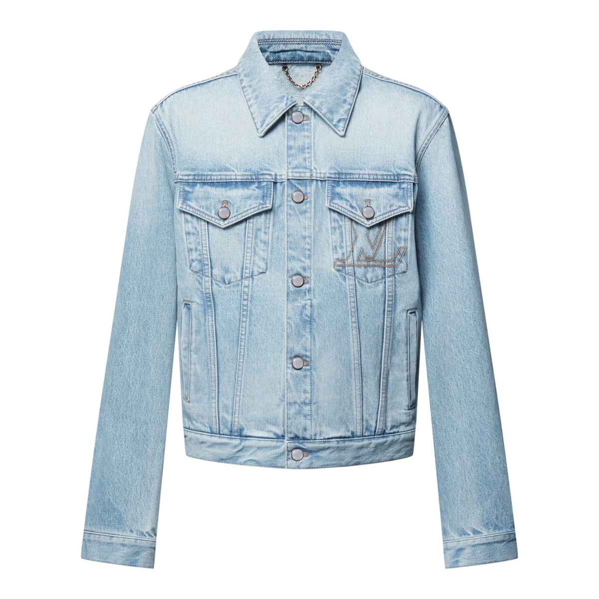 Louis Vuitton Denim Trucker Jacket Blue