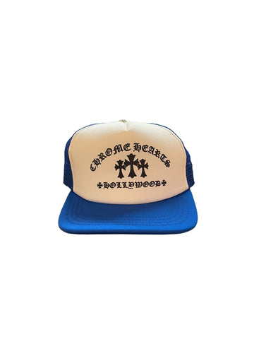 Chrome Hearts Hollywood Trucker "Blue/White"