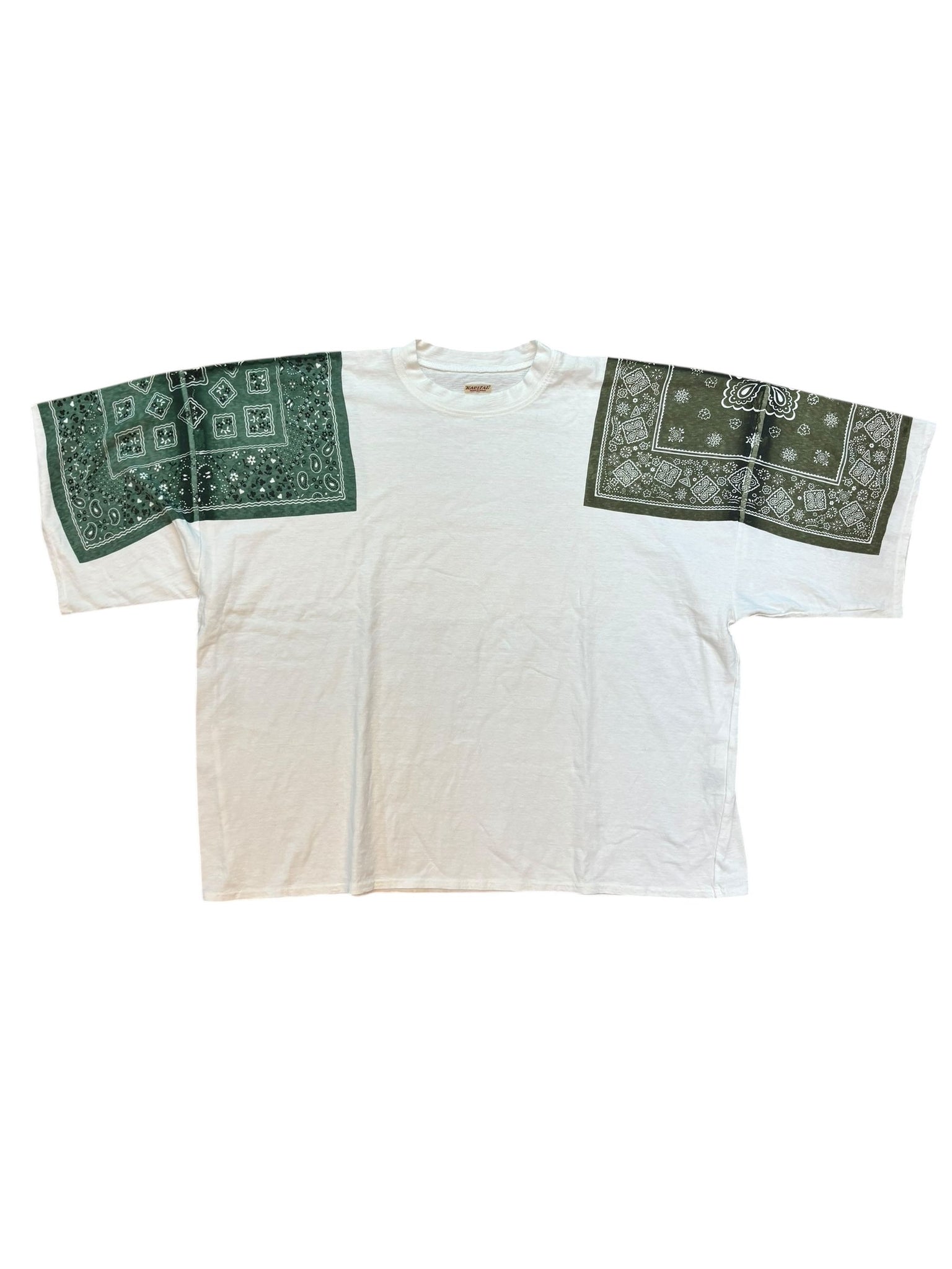 Kapital Bandana Flag Tee "White"