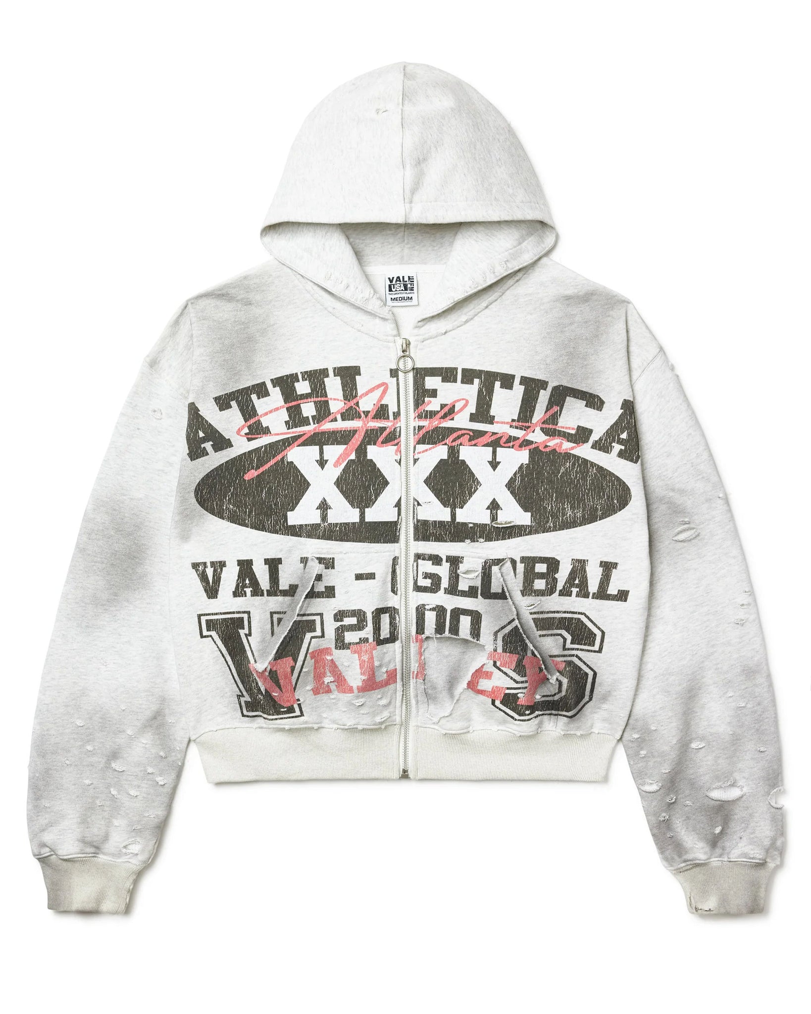Vale Destroyer Zip Up Hoodie