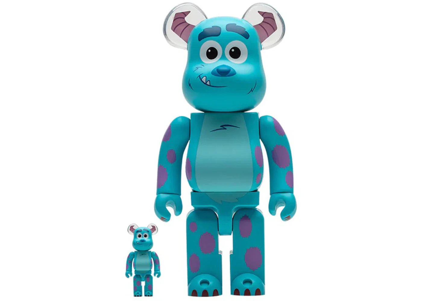 Bearbrick Disney Pixar Monsters, Inc. Sulley 100% & 400% Set