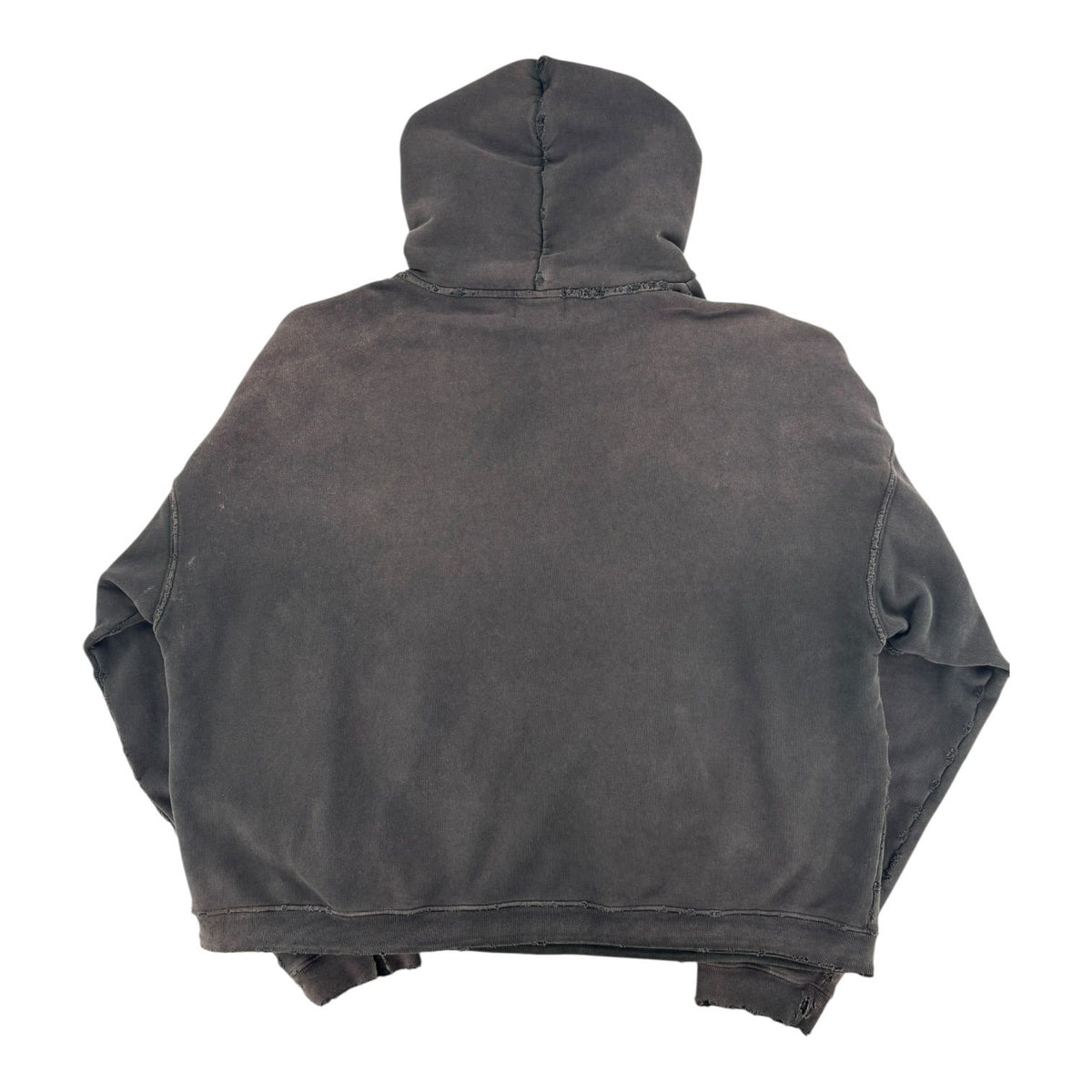ERD Distressed Logo Hoodie Black