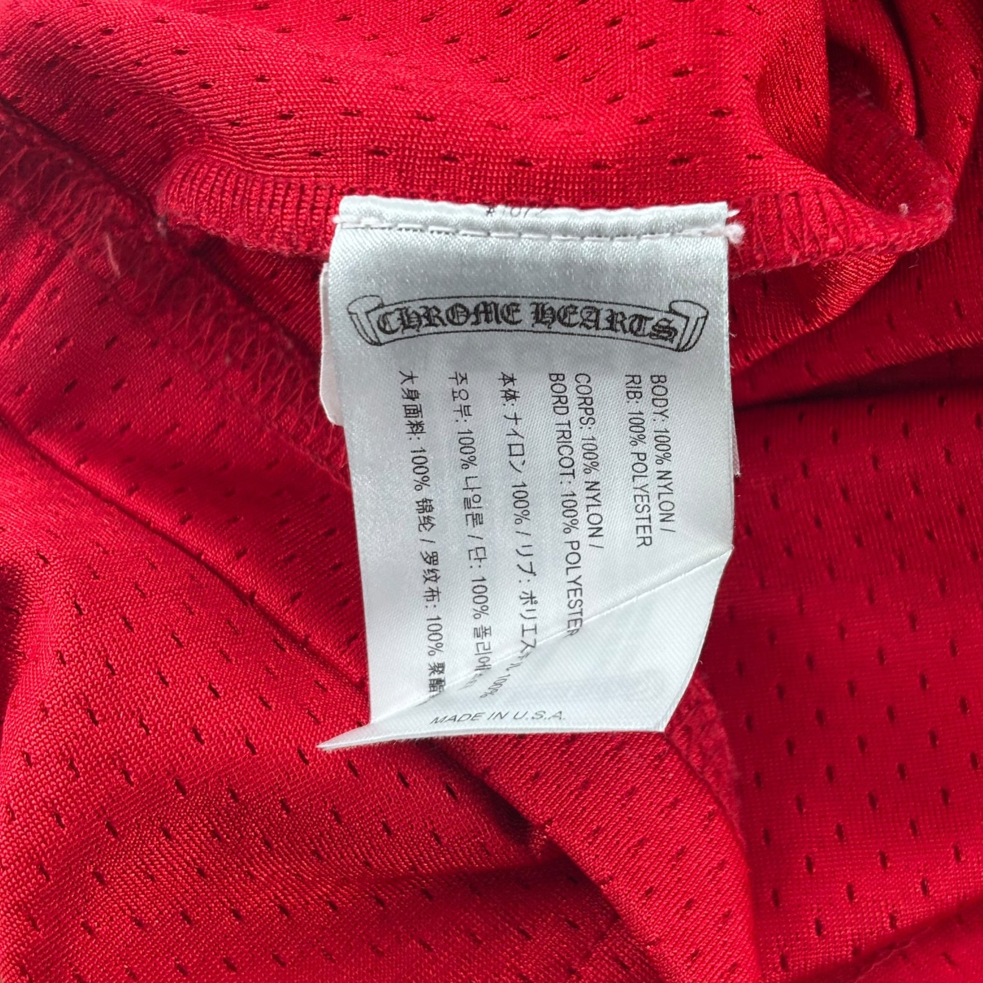 Chrome Hearts Matty Boy Form Jersey Red