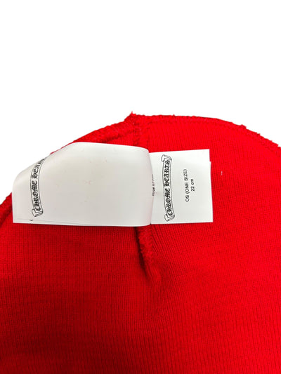 Chrome Hearts Logo Beanie Red