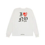 Chrome Hearts I Heart NY Longsleeve Tee White