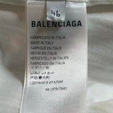 Balenciaga Techno Cotton Poplin Tracksuit Pants White