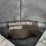 ERD Classic Logo Distressed Hoodie Blue