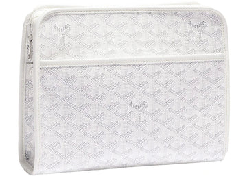 Goyard Jouvence Toiletry Bag MM White - Lightly Worn