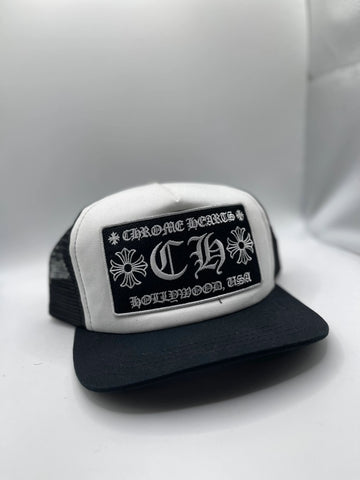 Chrome Hearts Hollywood Trucker "Black/White"