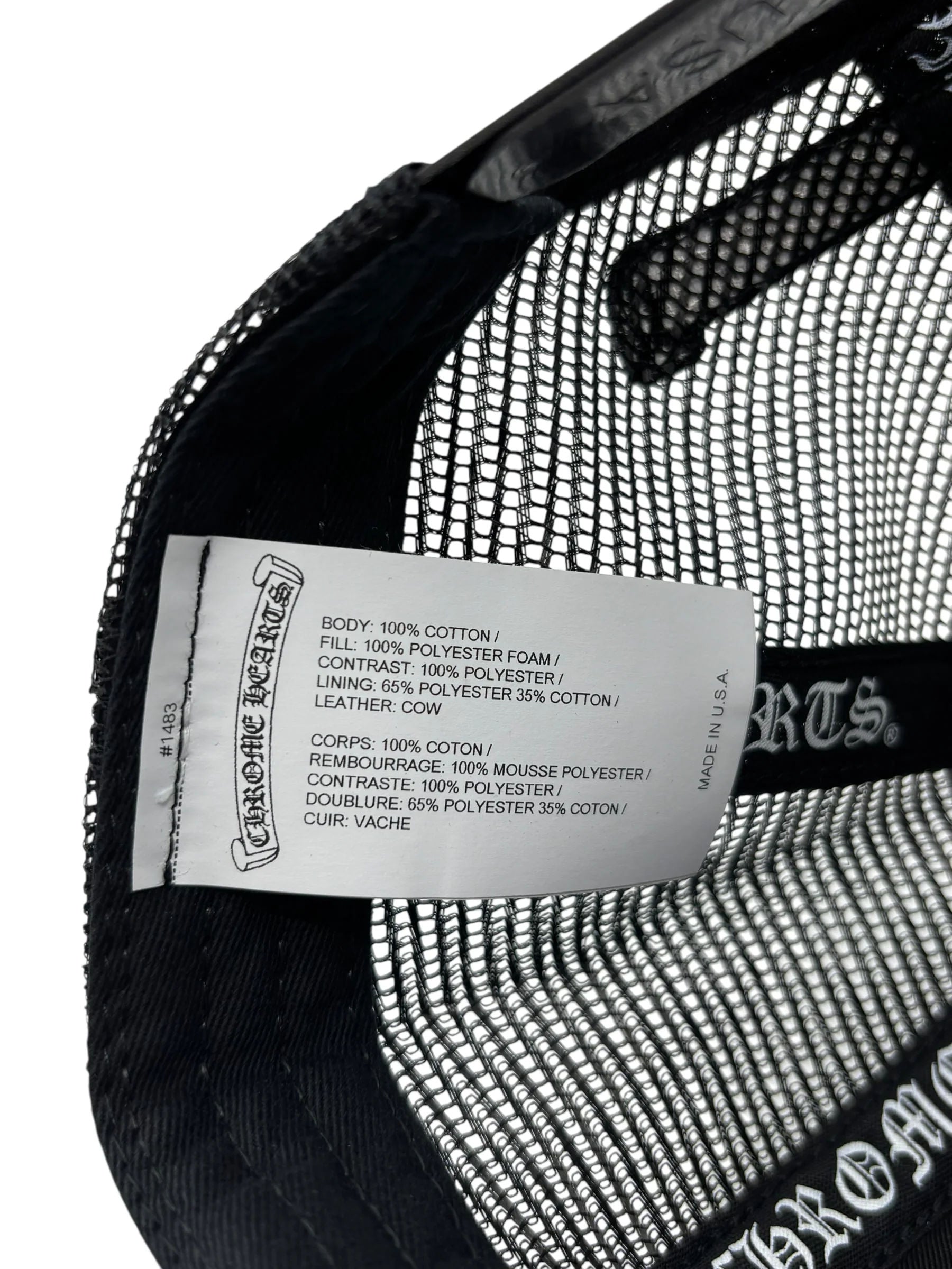 Chrome Hearts Cemetery Trucker Hat Camo/Black