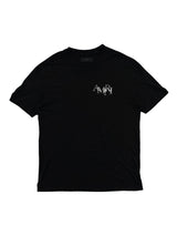 Amiri Staggered Logo Tee Black