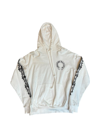 Chrome Hearts Horseshoe Hoodie "White"