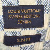 Louis Vuitton Slim Fit Denim Blue